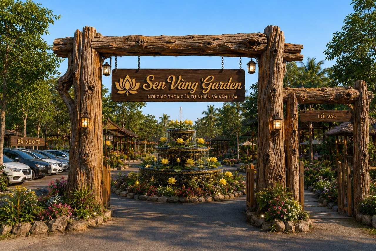 Hồ sen Sen Vàng Garden