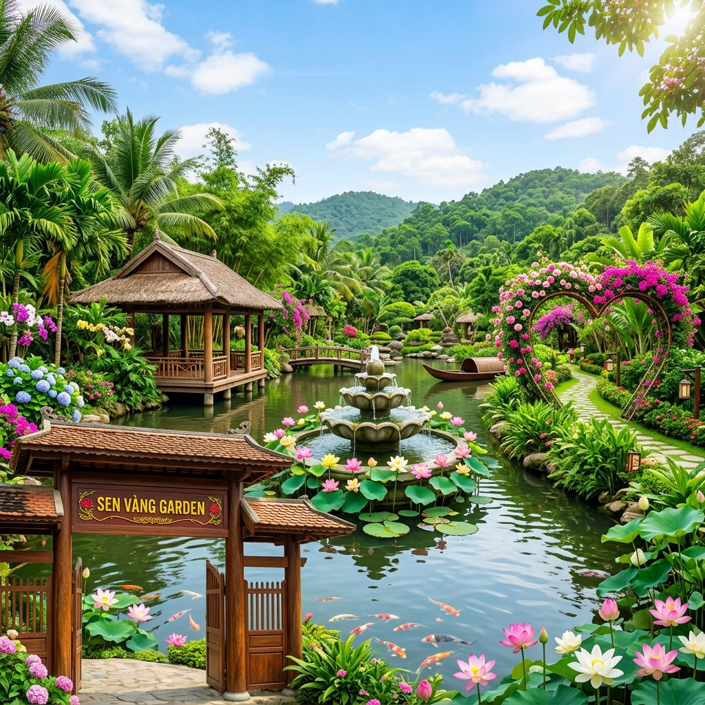 Sen Vàng Garden High Resolution Banner