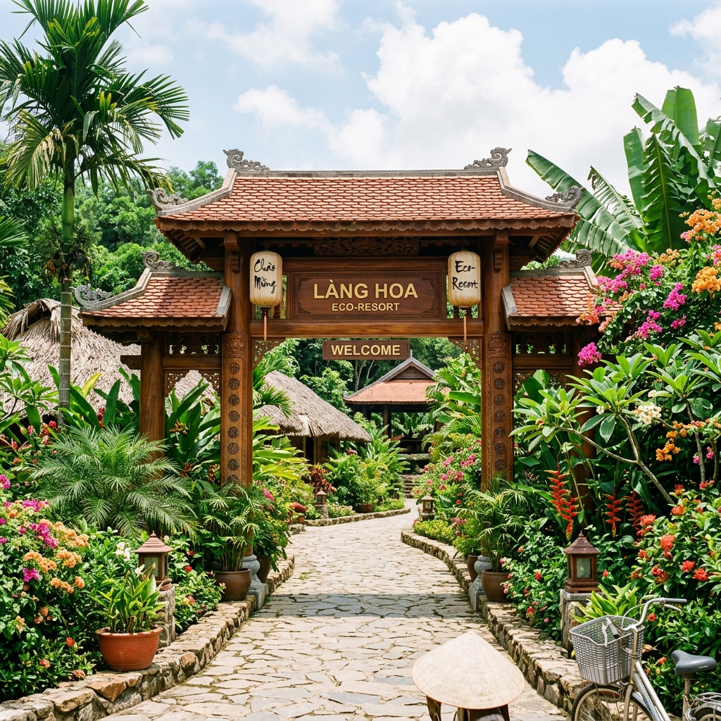 Cổng chào Bãi xe